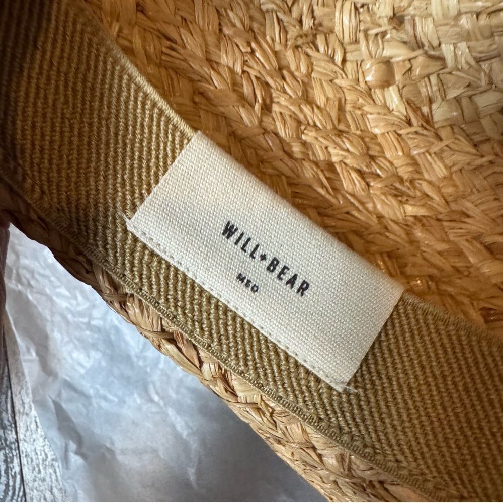 Will & Bear NWT River Sand Men’s & Women’s Unisex Raffia Straw Hat - Picture 13 of 15